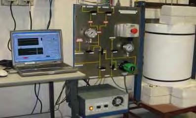 capture Simulated Gases: Test Gases Flue Gas: 10% CO 2, 5% O 2, N 2