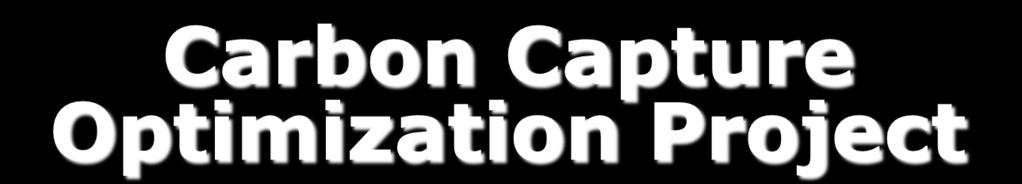 Carbon Capture Optimization Project