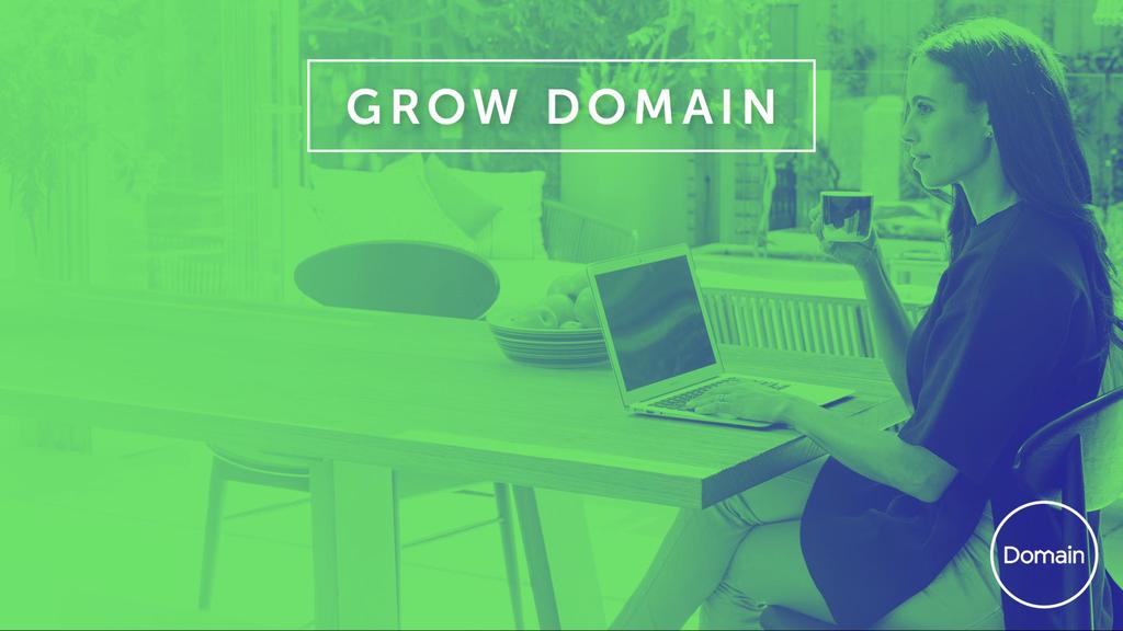 DOMAIN GROUP 12% depth revenue growth Strong digital media, developers & commercial
