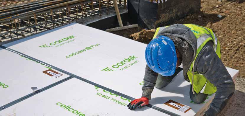 Cellcore Plus Thermal Insulation Cellcore Plus The Cellcore Plus product range is available in both HX and HG and is designed for use beneath reinforced concrete floor slabs to protect against the