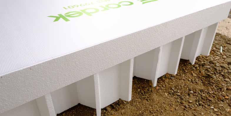 The Cellcore Plus product consists of the same cellular construction of Filcor EPS (Expanded Polystyrene) bonded to a Filcor insulation layer protected by a thin polypropylene sheet; alternative