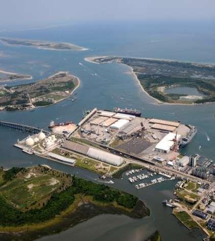 Port of Morehead City One of the deepest ports on the U.S.