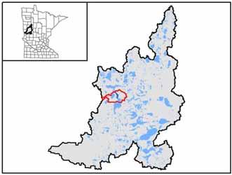 The MN DNR has delineated three basic scales of watersheds (from large to small): 1) basins, 2) major watersheds, and 3) minor watersheds.