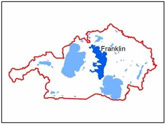 Franklin Lake is located in minor watershed 5626 (Figure 15). Figure 14. Otter Tail River Watershed. Figure 15. Minor Watershed 5626.