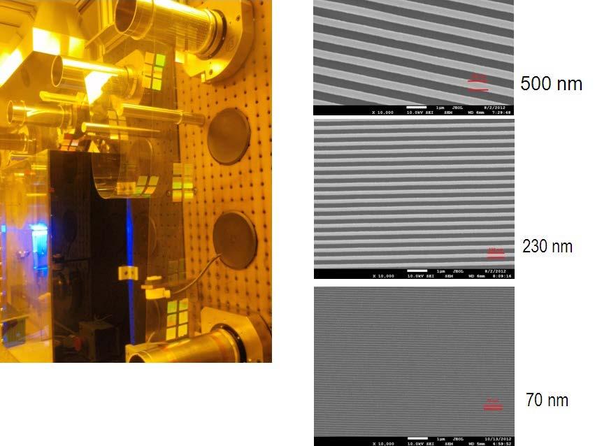 R2RNIL 500 nm to Sub-100 nm Gratings John, Tang,
