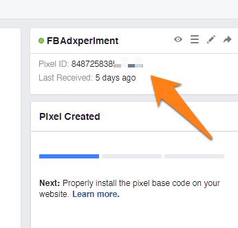 Your Facebook Pixel is now live! Keep in mind that this is a general-purpose tracking code area; it not specific to Facebook. You can add code from AdWords or Google Analytics here as well.
