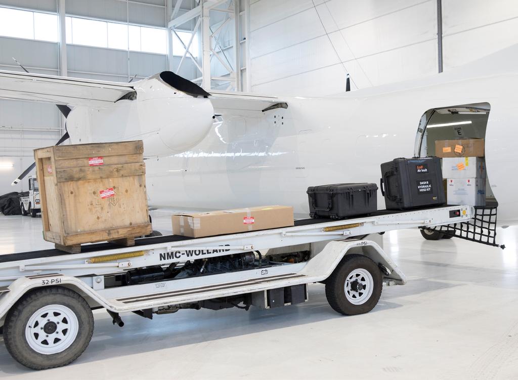 conversion kit for the Q300. In rugged and remote environments, the Q300 freighter is the next generation for cargo hauling with a turboprop aircraft.
