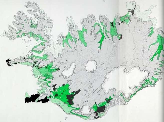 Figure 1. Map of Iceland forest potential, Source: Presentation made by Lárus Heiðarsson (http://www.forestenergy.