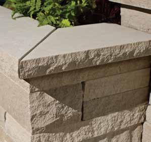 Urban Hardscape Wall Caps provide a strong finishing touch to any of your brick or stone wall designs.