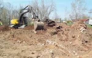 foundation removals Excavation & disposal of