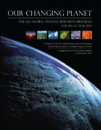 Coordination Offices Global Change Research Program (GCRP) since 1989, 13 agencies, ~$2.