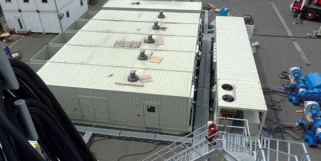 Generator sets PROJECT EXECUTION AND DEUGRO S SCOPE OF WORK deugro was able to reduce the costs for the customer and mitigate the impact on their schedule.
