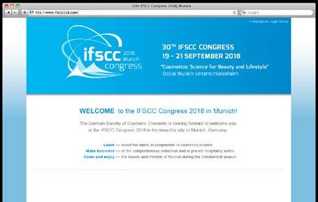 Everyone entering the official congress website will be pointed out to your company.