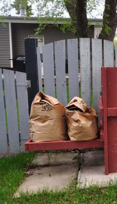 Alternatively, yard waste may be placed in a compostable paper yard waste bag, or in the case of branches, bundled and not longer than four feet.