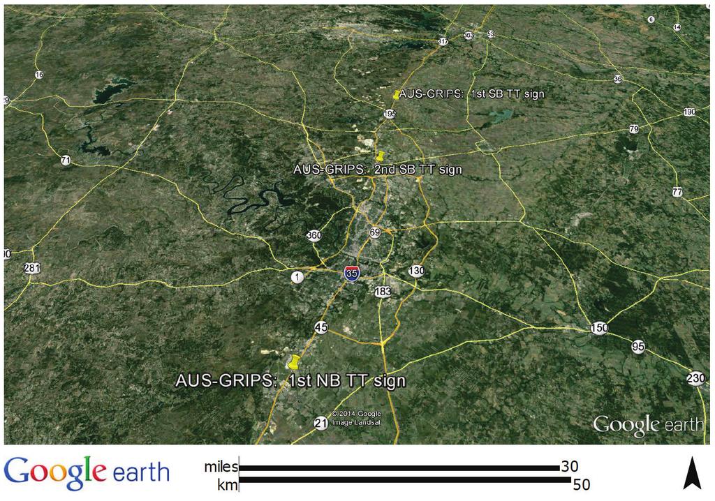 Figure 2. Location of Proposed DTTS Installations.