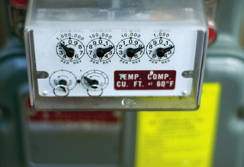Meter Reading and Billing Rates The rates you pay for natural gas service consist of a monthly Minimum Charge, a Gas Delivery Charge and a Gas Supply Charge.