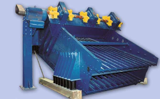 Double counterweight screening machine "HG" Double counaterweight screen HG, with 3 gearboxes, size 41 S Applications sand and gravel, building materials rocks, crushed stone, chippings minerals,