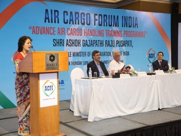 He said that 150 thousand skilled people would be required till 2020 to handle/ processing of air cargo keeping in mind the future growth in the air cargo sector and therefore there is a need of