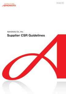 Pursuing CSR Procurement The has suppliers in practically every corner of the globe.