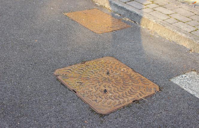 For example, there may be an inspection cover or manhole cover in your garden, such as those below.