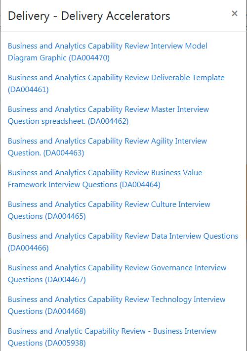 Approach Consultants will collect current and future maturity levels via interviews and assesst ment mapped against 7 dimensions of our Capability Maturity Model series of initiatives will be
