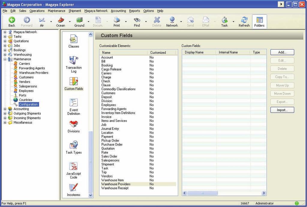 Page 2 How To? How to Create Custom Fields The new version of Magaya software (7.