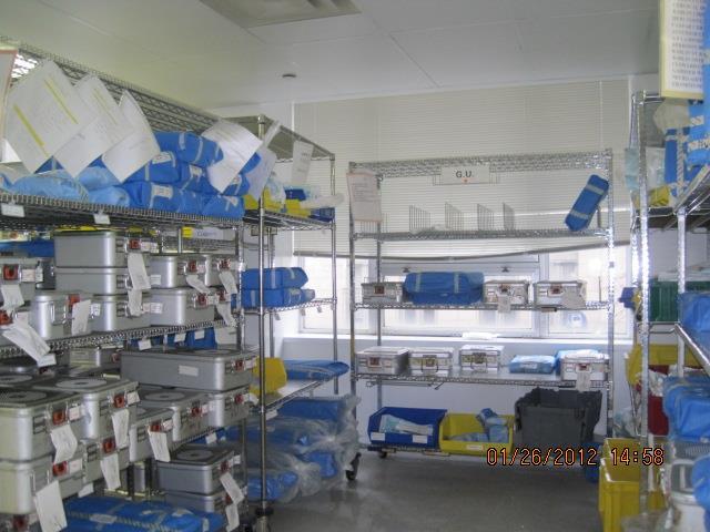 Storage, Terminal Sterilization Storage conditions are monitored according to
