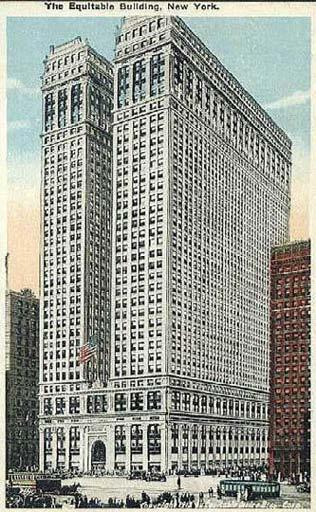 p Equitable Life Assurance Building in New York was completed in 1890. It was the first building equipped with elevators.