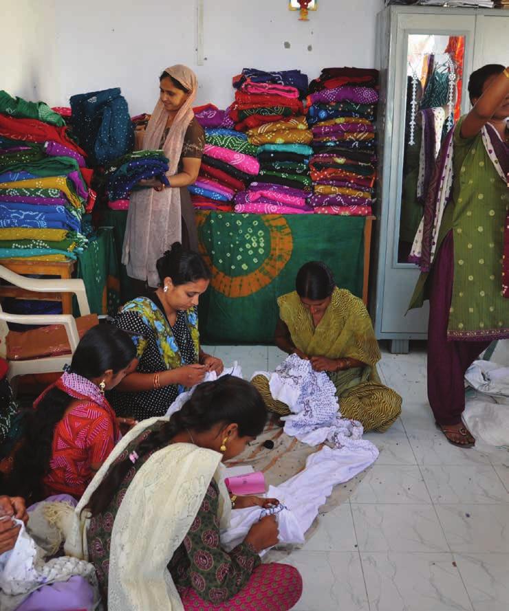 THE TATA GROUP AND THE SDGs GOAL #10 With support from Tata Chemicals Society for Rural Development, women in Mithapur and Babrala are being supported in their entrepreneurship ventures.