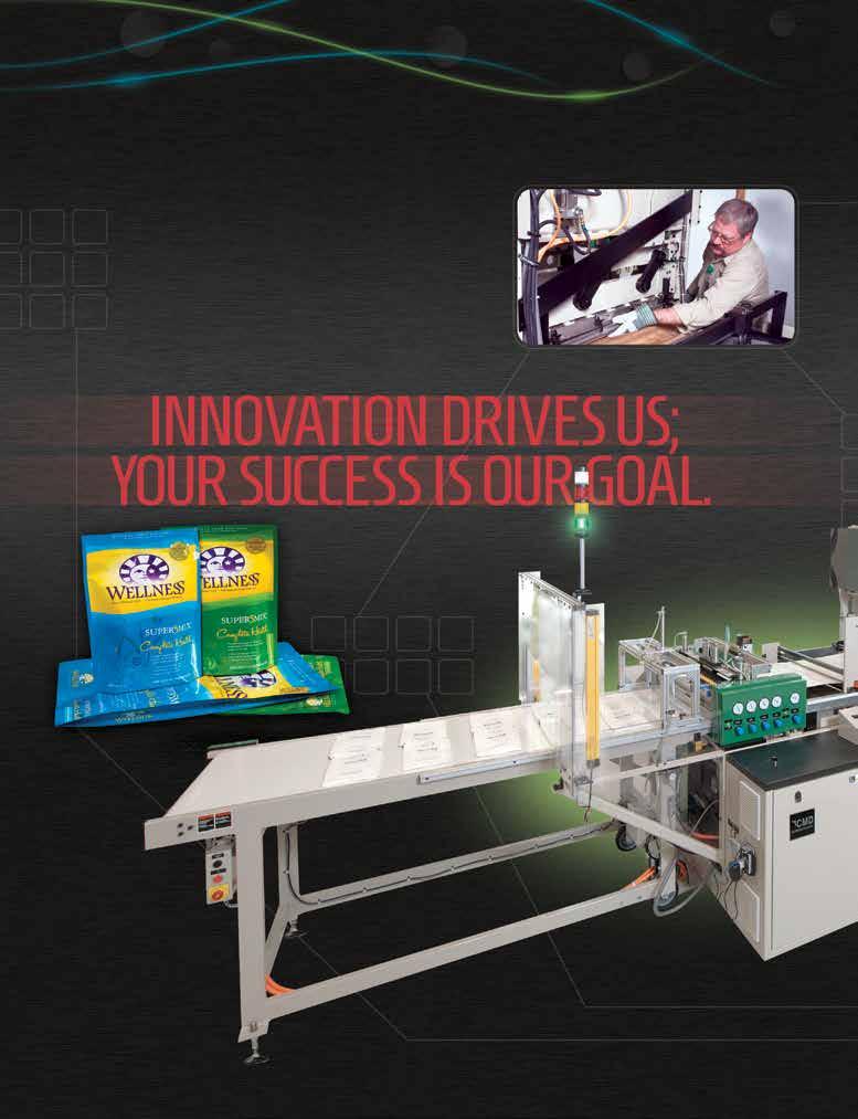 PROCESS DRIVEN INNOVATION Process Driven Innovation is our commitment to build converting and packaging solutions into each of our machines.