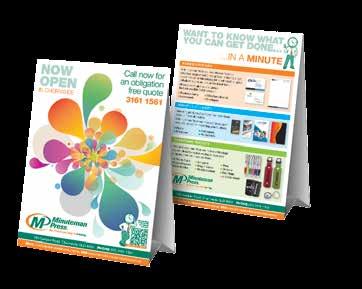 MARKETING DOCUMENTS Flyers, Brochures and Leaflets From a single page DL to a full 24pp covered glossy catalogue, at
