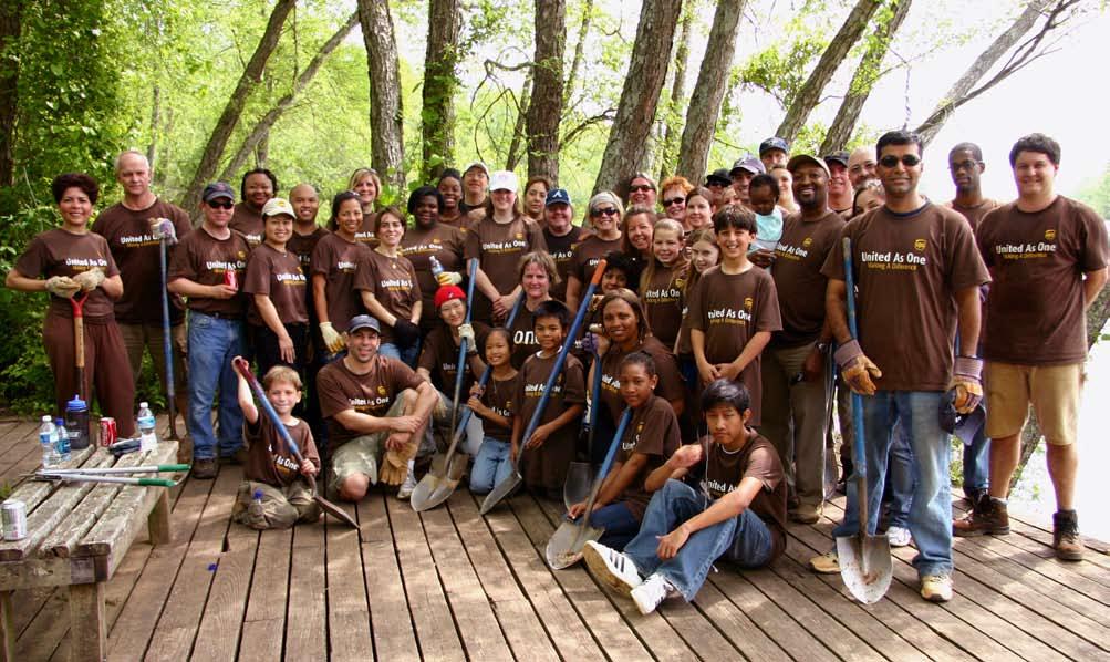 2008 UPS CSR US$61 million. One great cause. In 2008, more than 249,000 UPS employees and retirees donated nearly US$53 million to United Way.