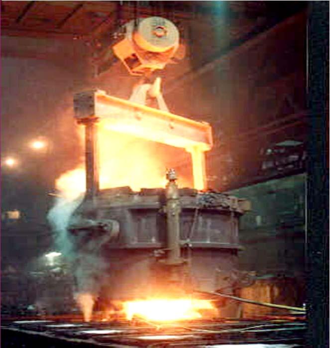 overheating of molten steel