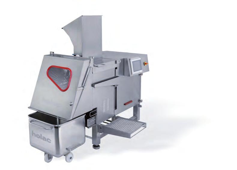 HA 30 Superior cutting hygiene The HA 30 is the ideal machine in the holac range of products for pre-formed / cased material.