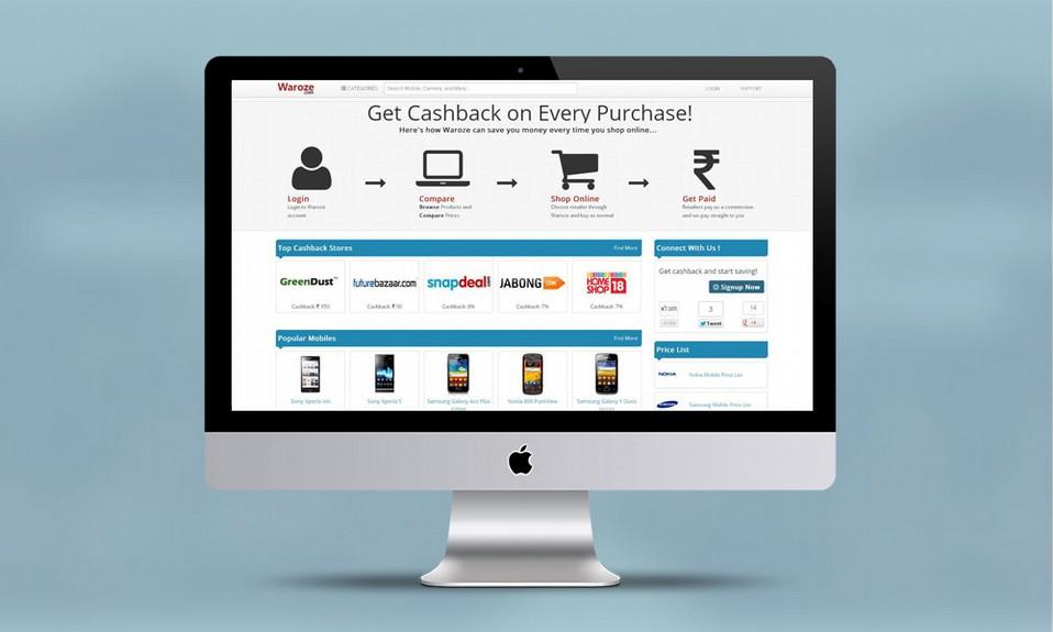 Waroze an e-commerce platform for cashback Waroze is a price aggregation and cashback platform.
