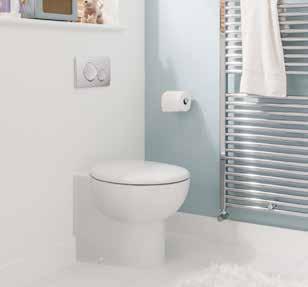 CONCEALED WC CISTERNS DECORATIVE FLUSH PLATES Create a sense of space and understated hotel style with a concealed cistern a modern solution for a clutter-free, designer bathroom.