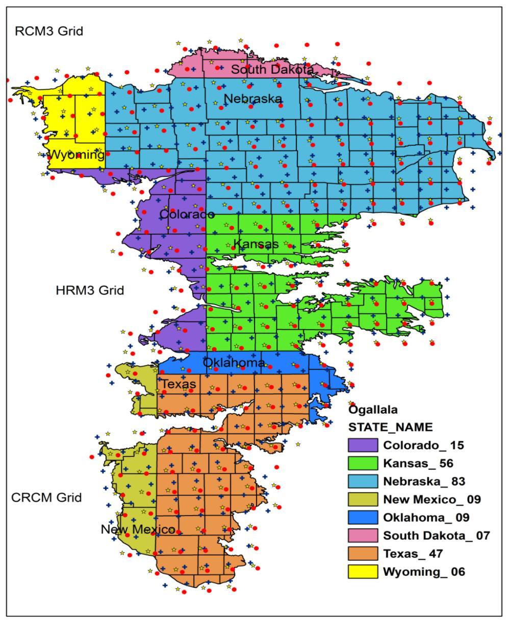 Introduction The Ogallala Aquifer Region consisting of 232 counties spread over 8 states of Conterminous United States is facing declining