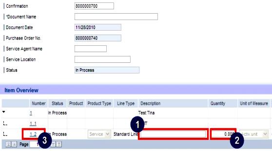 Second Screen This example: Value Limit/ Blanket PO (Unplanned Service) Note: For any unplanned service you must create a line item in order to enter the detailed description of the service along