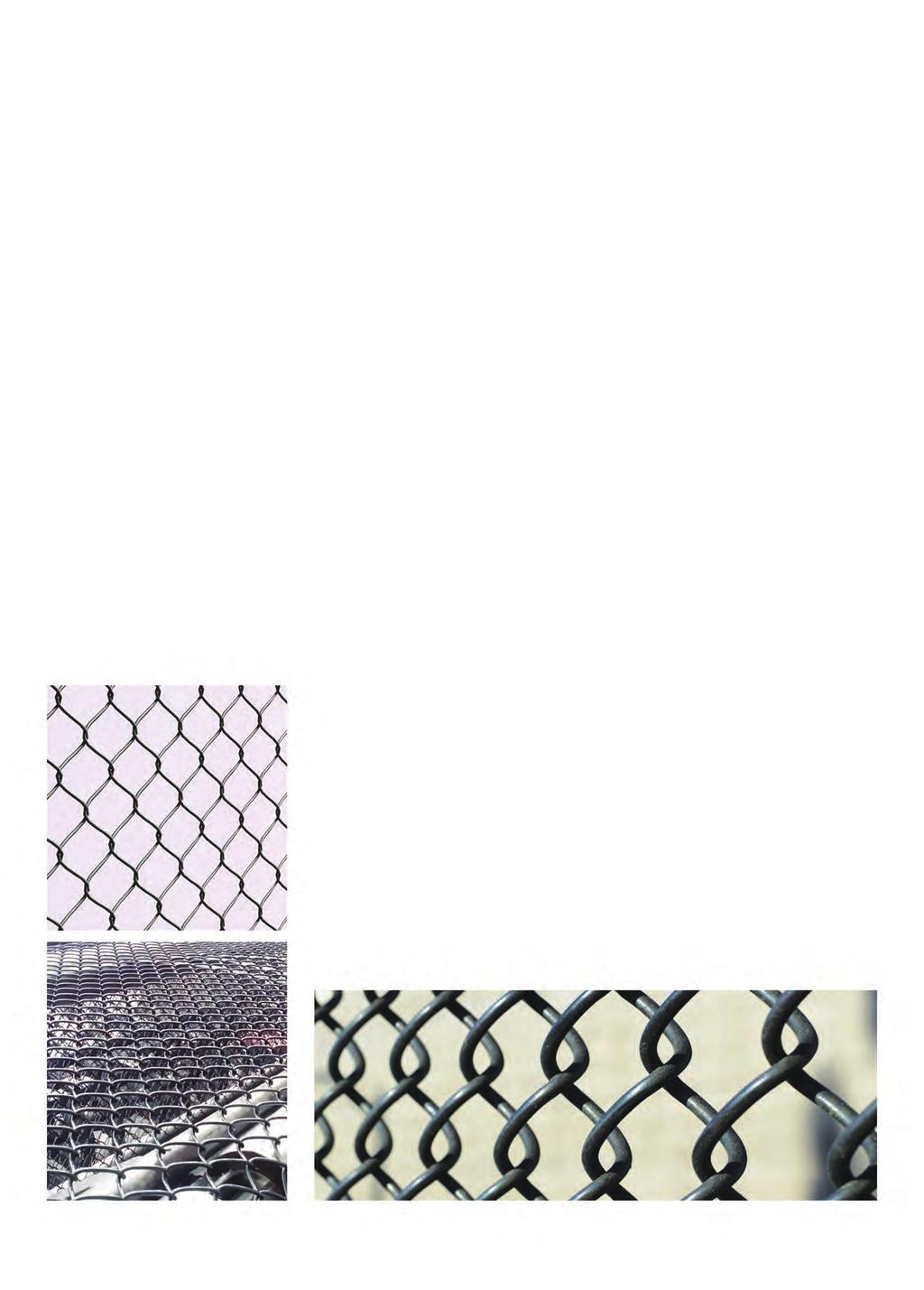 QATAR CHAIN LINK FENCING NETS TECHNICAL DATA SHEET Height (mm) Effective Height (mm) Opening Angle Standard Angle=85 Length (mm) AVAILABLE SIZES Thickness 2 mm 3 mm 2 mm 3 mm 2 mm 3 mm Length of Roll