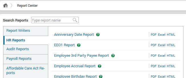 Pulling Standard Reports Now that we ve discussed some of the options available on this screen, let s talk about the some of the reports you can pull, and we ll start with what we call standard