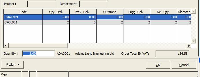 This action may be performed as many times as required to produce multiple delivery notes from one order.