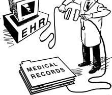 Electronic Health Records (EHR ) The sharing of patient information is changing from a "point