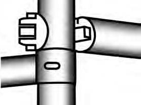 Press to engage lift to disengage CORRECT FITTING OF HORIZONTAL BRACES THE CORRECT FITTING OF HORIZONTAL BRACES IS IMPORTANT.