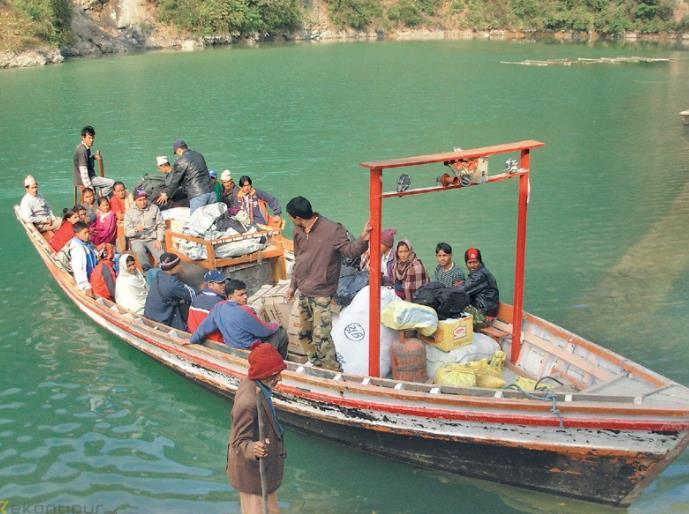 Mode of transportation in Nepal Waterways No Commercial water transport in Nepal However, rafting in the Trishuli and the Kaligandaki rivers is