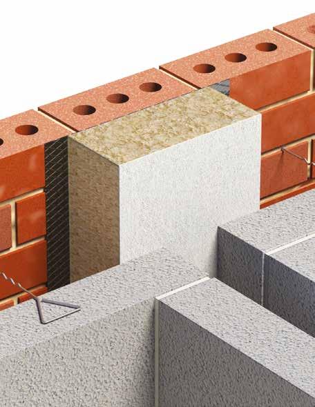 Cavity Barriers, Firestopping & Cavity Closers ACOUSTIC PARTY WALL DPC 557 Designed to assist in reducing flanking sound transmission and prevent passage of flame within external masonry wall