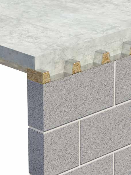 Cavity Barriers, Firestopping & Cavity Closers FIRE STOP BLOCK 558 Fire Stop Block 558 is a trapezoidal block used to close the open flutes of profiled steel decking.