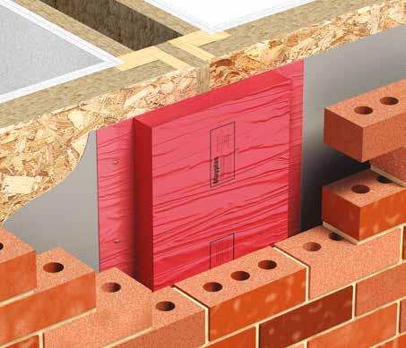 Cavity Barriers, Firestopping & Cavity Closers TIMBER FRAME PARTY WALL CAVITY BARRIER 551 designed to prevent passage of fire through concealed voids within the external fabric of a timber frame