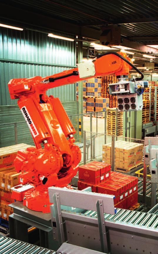 ROBOTIC HANDLING SOLUTIONS Robotic systems have become more widely accepted in industry for automating movement, feeding or for transferring parts from one machine to another.