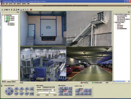 Options CCTV Integration Module Insight CCTV integration module allows operators to control Digital Video Recorders, Network Video Recorders, and cameras through the high-level interface to Insight.
