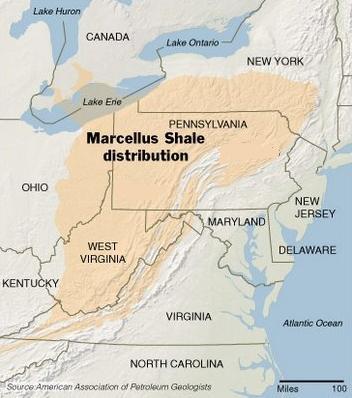 Economic Opportunity in Marcellus Shale Production of natural gas in Pennsylvania, Ohio, and West Virginia will occur for decades Great